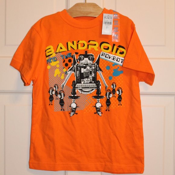 *NEW* Robot tee sz 4 - Picture 1 of 3